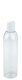 200 ml R-PET-Flasche transparent, Ø 45,8 mm, Disc-Top-Verschluss weiß