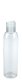 200 ml R-PET-Flasche transparent, Ø 45,8 mm, Disc-Top-Verschluss transparent