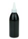 200 ml PET-Dosierflasche schwarz, Ø 50,4 mm, Schraubkappe weiß