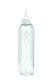 200 ml PET-Dosierflasche transparent, Ø 45,8 mm, On/Off-Verschluss weiß