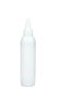 200 ml PET-Dosierflasche weiß, Ø 45,8 mm, Schraubkappe weiß