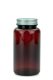 200 ml PET-Packer Schraubdose braun (45/400) – mit Aluminium-Schraubdeckel, glänzend