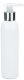 200 ml PET-Flasche weiß, Ø 45,8 mm, Seifenpumpe natur/Metall