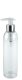200 ml R-PET-Flasche transparent, Ø 45,8 mm, Seifenpumpe natur/Metall