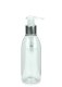 200 ml PET-Flasche transparent, Ø 50,4 mm, Seifenpumpe natur/Metall