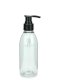 200 ml PET-Flasche transparent, Ø 50,4 mm, Seifenpumpe schwarz