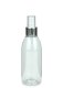200 ml PET-Flasche transparent, Ø 50,4 mm, Lotionpumpe weiß/Metall