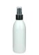 200 ml PET-Flasche weiß, Ø 50,4 mm, Lotionpumpe schwarz