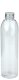 200 ml R-PET-Flasche transparent, Ø 45,8 mm, Alu-Schraubkappe