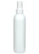 200 ml PET-Flasche weiß, Ø 45,8 mm, Sprühzerstäuber weiß, glatt