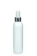 200 ml PET-Flasche weiß, Ø 45,8 mm, Sprühzerstäuber, Premium-Ausführung natur
