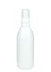 200 ml R-PET-Flasche weiß, Ø 50,4 mm, Sprühzerstäuber weiß, geriffelt