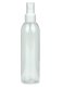 200 ml R-PET-Flasche transparent, Ø 45,8 mm, Sprühzerstäuber weiß, glatt