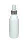 200 ml PET-Flasche weiß, Ø 50,4 mm, Sprühzerstäuber, Luxury-Ausführung natur, glatt