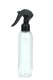 200 ml PET-Flasche transparent, Ø 45,8 mm, Mini-Trigger-Sprühzerstäuber schwarz