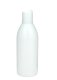 250 ml R-PET-Flasche weiß, Ø 54,5 mm, Disc-Top-Verschluss weiß