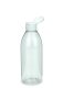 250 ml PET-Flasche transparent, Ø 54,5 mm, Klappverschluss weiß