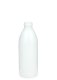250 ml R-PET-Flasche weiß, Ø 54,5 mm, ohne Verschluss