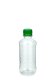 250 ml PET-Lebensmittelflasche transparent, Ø 55,0 mm, Verschluss grün
