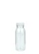 250 ml PET-Smoothie-Flasche transparent, Ø 54,0 mm, Verschluss weiß