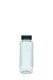 250 ml R-PET-Smoothie-Flasche transparent, Ø 52,0 mm, Verschluss schwarz