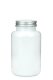 250 ml PET-Packer Schraubdose weiß (45/400) – mit Aluminium-Schraubdeckel, glänzend