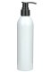250 ml PET-Flasche weiß, Ø 49,0 mm, Seifenpumpe schwarz