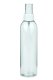 250 ml R-PET-Flasche transparent, Ø 49,0 mm, Lotionpumpe weiß