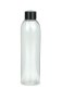 250 ml PET-Flasche transparent, Ø 49,0 mm, Schraubverschluss schwarz