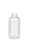 250 ml PET-Flasche transparent, Ø 56,0 mm, Schraubverschluss mit Spritzeinsatz weiß