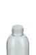 250 ml PET-Flasche transparent, Ø 58,0 mm, Schraubverschluss mit Spritzeinsatz weiß