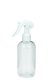 250 ml PET-Flasche transparent, Ø 58 mm, Mini-Trigger-Sprühzerstäuber weiß