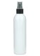 250 ml PET-Flasche weiß, Ø 49 mm, Sprühzerstäuber schwarz, geriffelt
