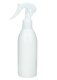 250 ml R-PET-Flasche weiß, Ø 54,5 mm, Mini-Trigger-Sprühzerstäuber weiß, glatt