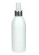 250 ml PET-Flasche weiß, Ø 54,5 mm, Sprühzerstäuber, Luxury-Ausführung natur, glatt
