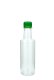 300 ml PET-Lebensmittelflasche transparent, Ø 58,0 mm, Verschluss grün