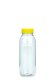 330 ml PET-Smoothie-Flasche transparent, Ø 57,6 mm, Verschluss gelb