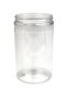 400 ml R-PET-Cylindrical Zylinderdose klar (70/400) – ohne Deckel