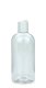500 ml PET-Flasche transparent, Ø 70,0 mm, Disc-Top-Verschluss weiß