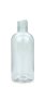 500 ml R-PET-Flasche transparent, Ø 70,0 mm, Disc-Top-Verschluss transparent