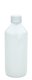 500 ml PET-Laborflasche Basic weiß, Ø 69,5 mm, Verschluss weiß