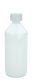 500 ml PET-Laborflasche Leichtgewicht KISI weiß, Ø 69,5 mm, Verschluss weiß