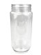 750 ml PET-Cylindrical Zylinderdose klar (70/400) – ohne Deckel