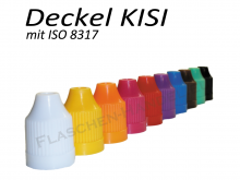 10ml Tropf-Flasche - PET - Deckelfarben frei wählbar