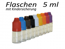 5 ml Tropf-Flasche - PET - Farben frei wählbar
