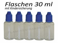 30 ml Tropf-Flasche - PET - blau