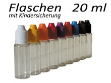 20 ml Tropf-Flasche - PET - verschiedene Farben