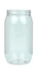 1.000 ml PET-Weithalstiegel 82 klar, rund (82 RTS) – ohne Deckel