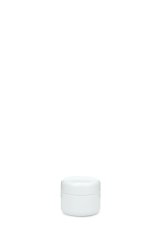 5 ml Nouvelle Cremetiegel doppelwandig weiß – ohne Abdeckscheibe