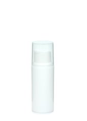 5 ml Airless Spender - Piccolo - weiß, Kappe transparent